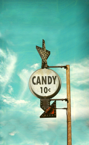 Candy-Schild